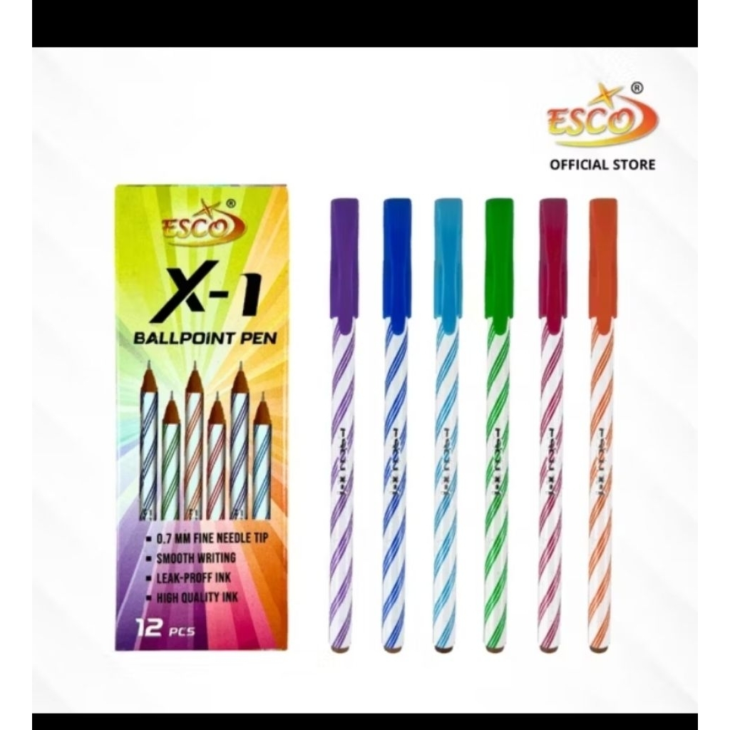 

bolpen ulir esco isi 12 pcs