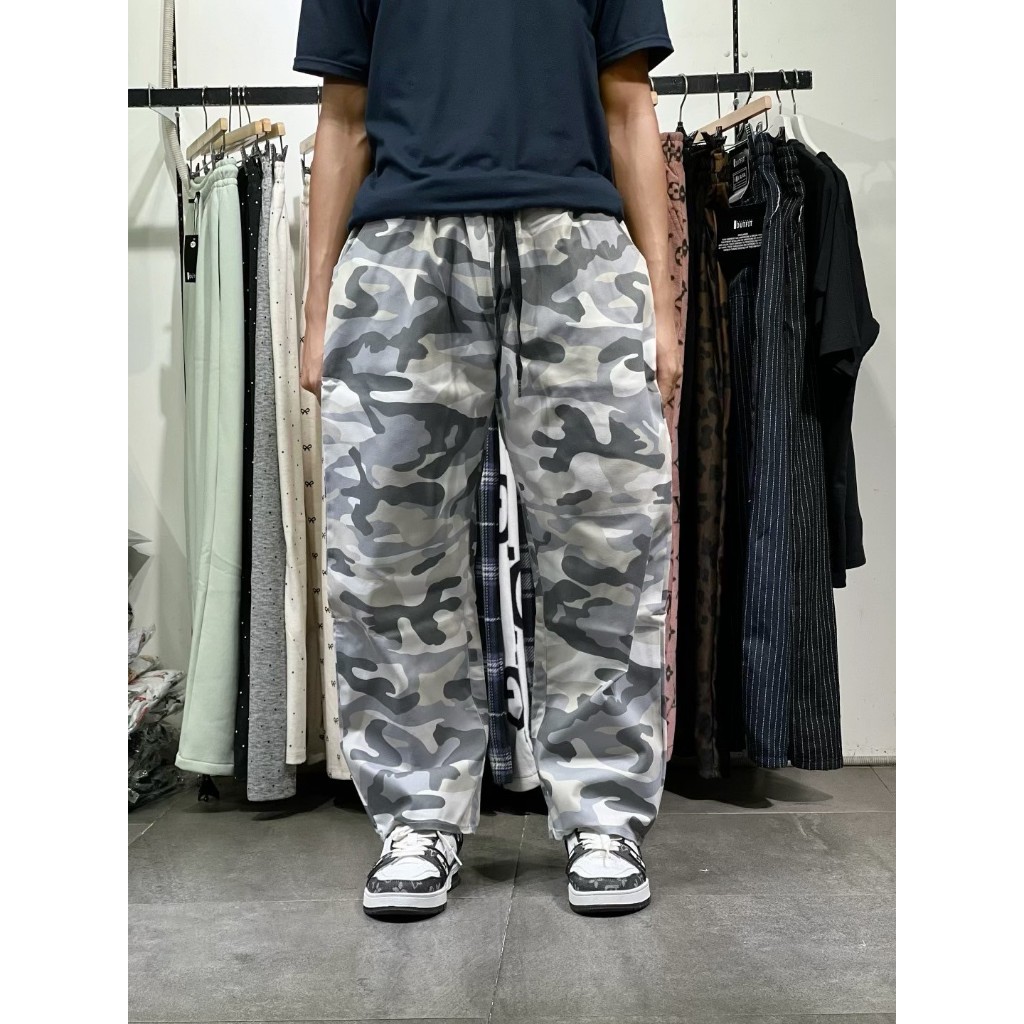 CELANA SKENA BAGGY CAMO LORENG ORIGINAL LOKAL BRAND