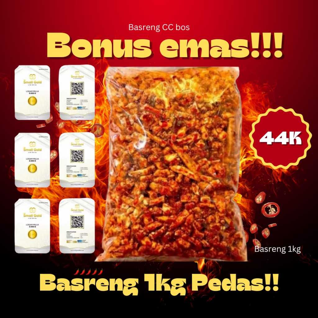 

Basreng CC Basreng Stik Pedas Daun Jeruk 1kg