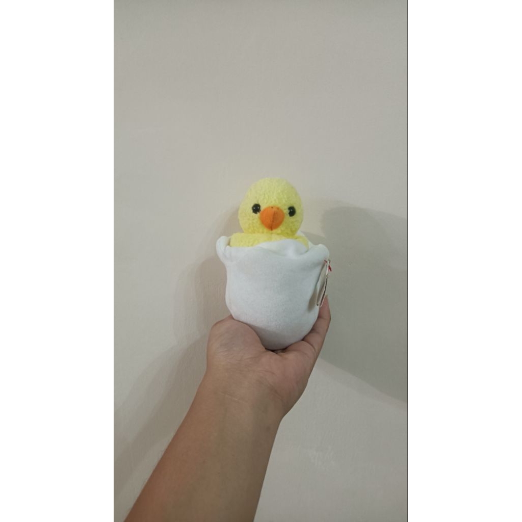Boneka Bulir Anak burung Dalam Telur / Eggberd Ori TY (Rare) Langka