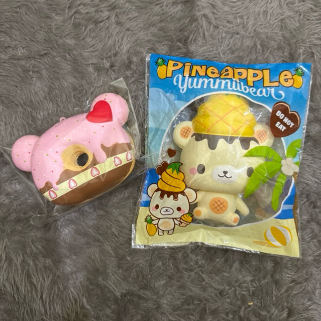 flashsale squishy yummibear pineapple mascot christmas donut