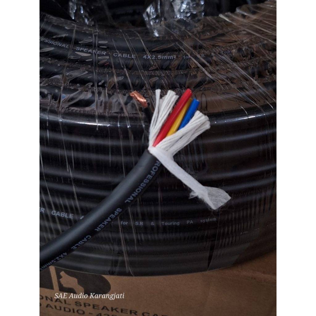 Kabel Speaker Id Audio roll panjang 100m