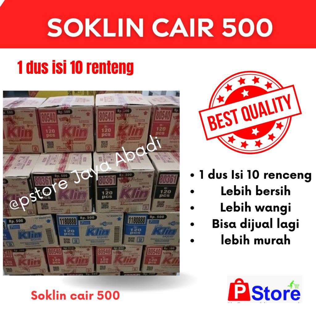 1 karton Soklin renteng