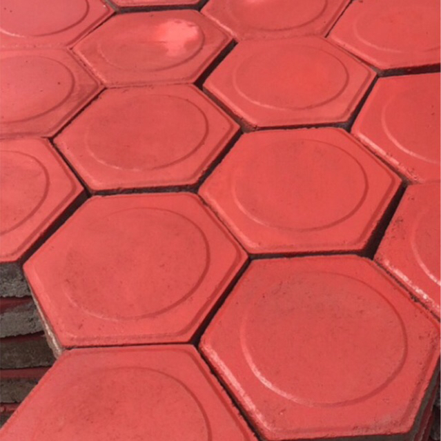 Paving Segi Enam Merah Tebal 5cm & 6cm | Paving Press manual | Paving permeter | Paving segi enam  P