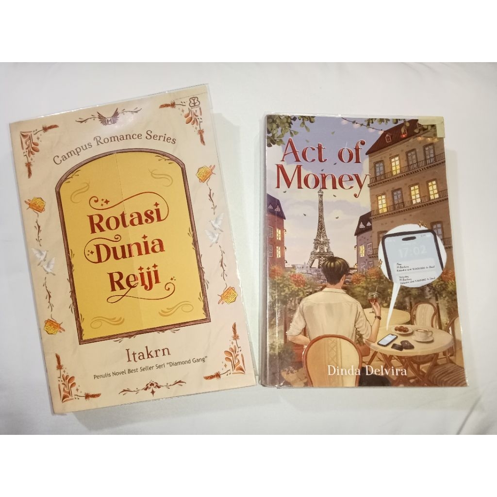 [ Preloved ] Novel Wattpad Good Condition Original Gramedia | Act of Money | Rotasi Dunia Reiji