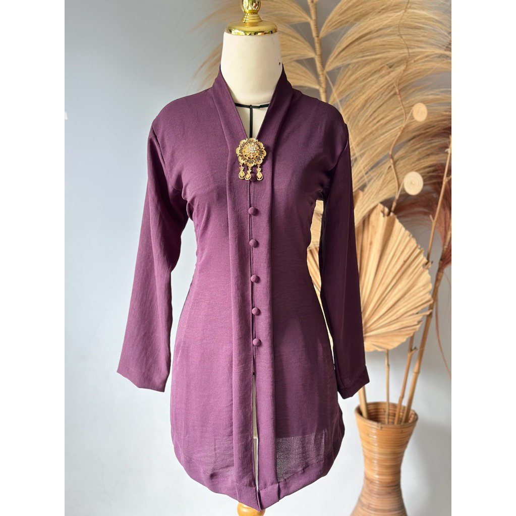 Saless Kebaya Muslim Modern/Kebaya Bali Panjang/Kebaya Panjang Untuk Hijab