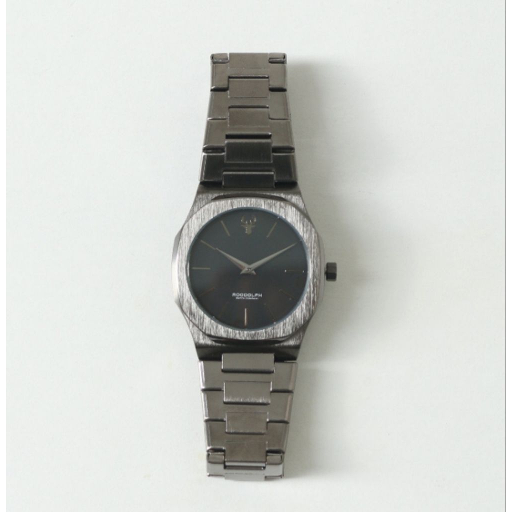 wajib punya roodolph watch - galvant gunmetal black jam tangan pria jam tangan analog