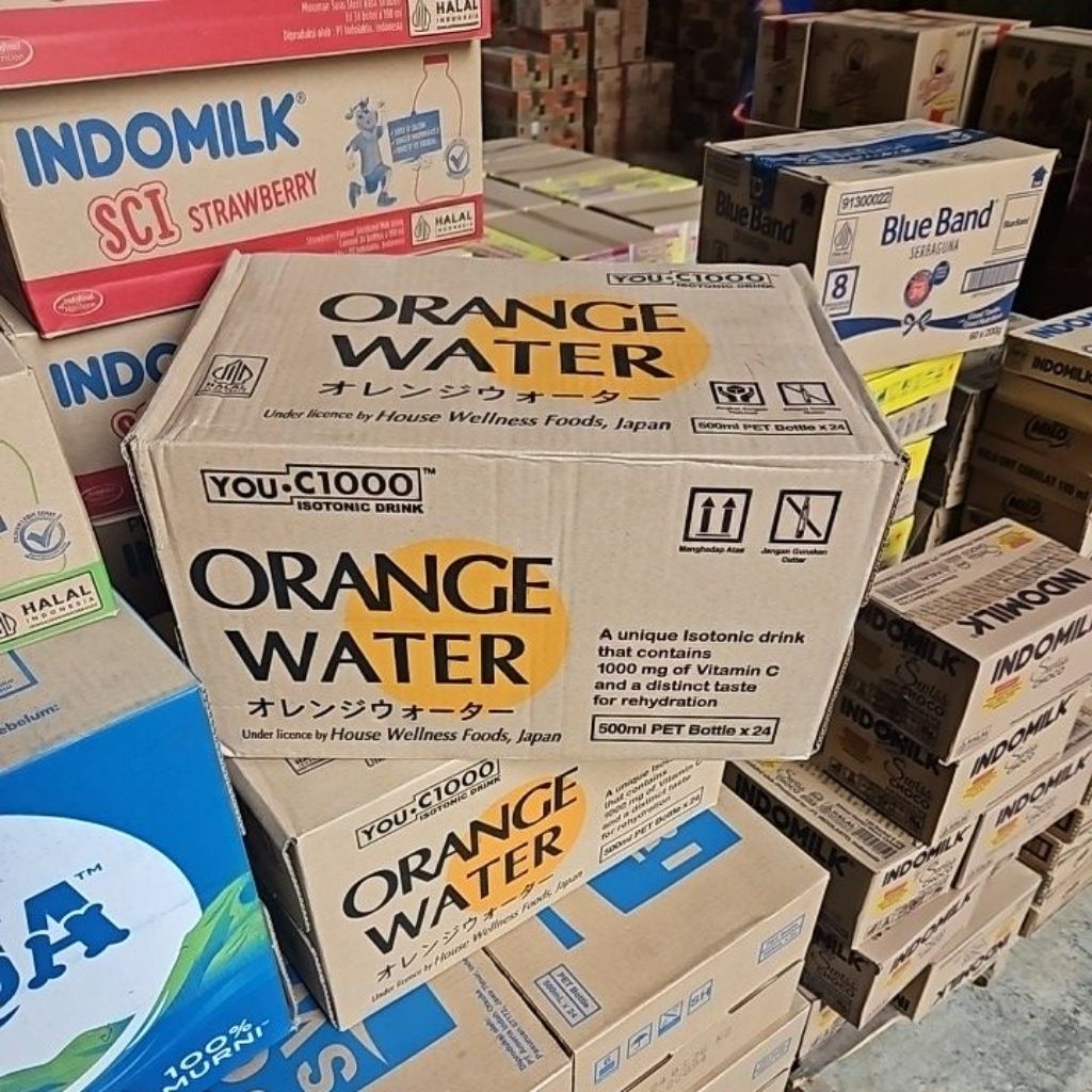 

CTN 24*500ML - YOU C WATER BOTOL PLASTIK RASA ORANGE / YOUC YOU C
