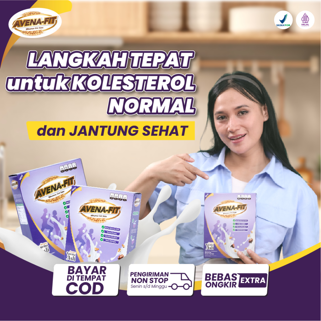 

Promo Avena Fit - Susu Original Turunkan Kolesterol Jahat Secara Alami Jaga Kesehatan Jantung dan Cocok untuk Pola Hidup Sehat