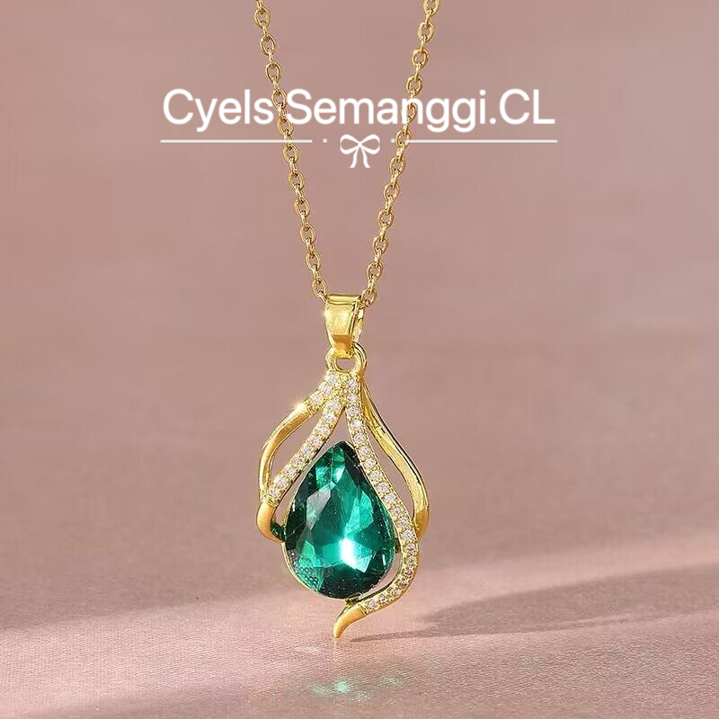 Kalung Titanium Wanita / Kalung Liontin Titanium Wanita Anti Karat Asli