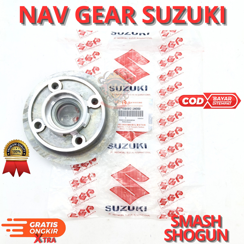 NAV GEAR SUZUKI SMASH UNTUK MOTOR SMASH,SHOGUN ASLI ORIGINAL SUZUKI SGP