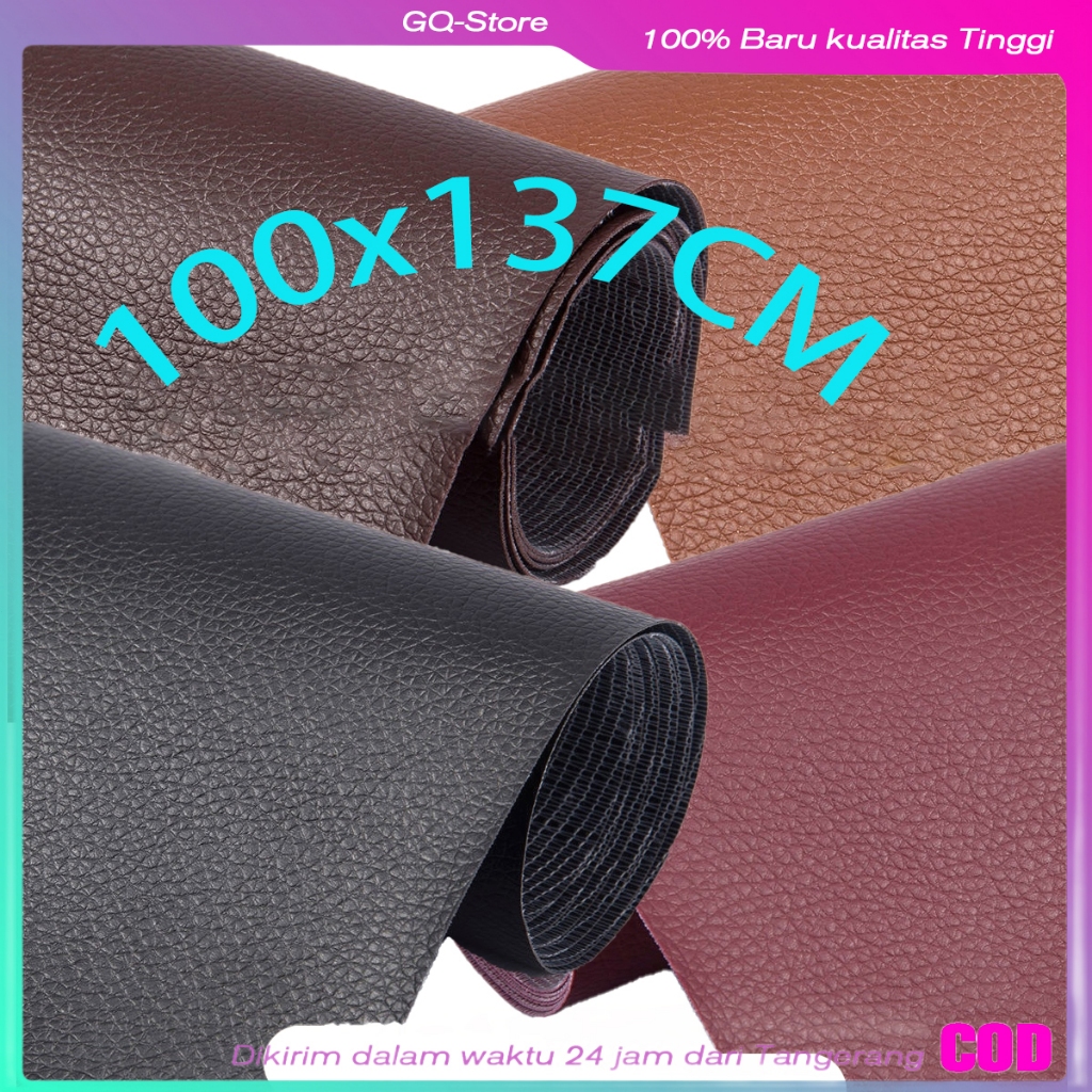 100cm×137cm Sticker Sofa/ Stiker Kulit Leather Repair Sticker Cover Perbaikan Kulit Yang Rusak Roll