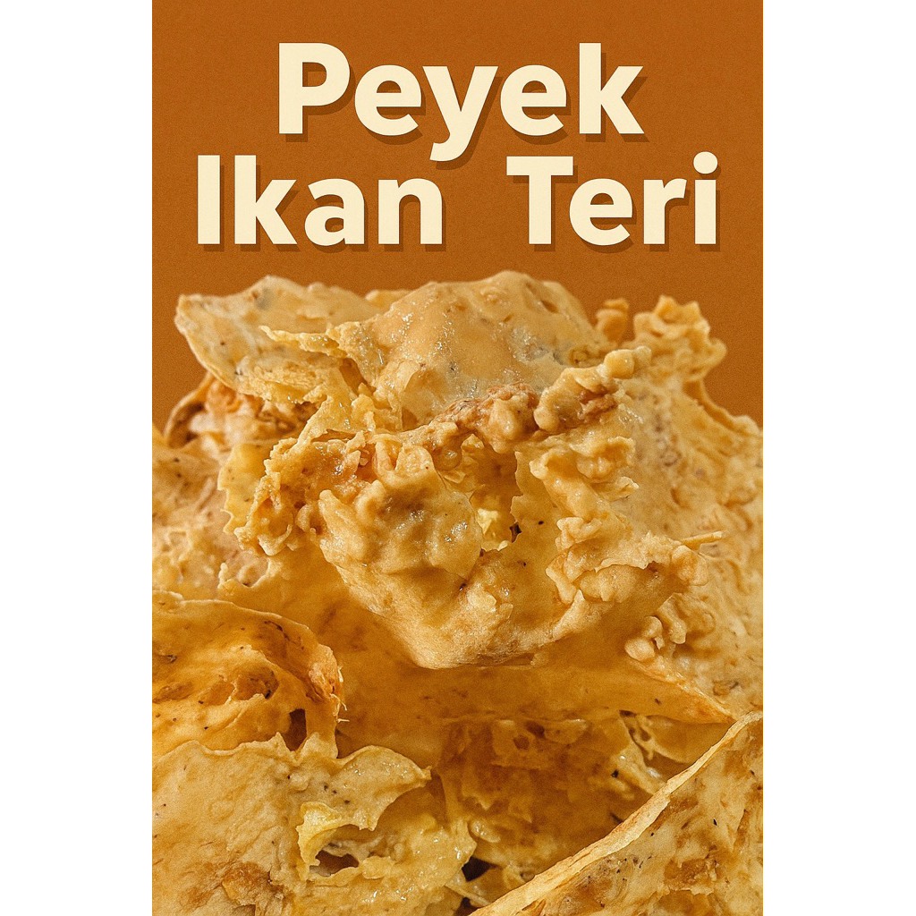 

rempeyek / peyek ikan teri atau kacang