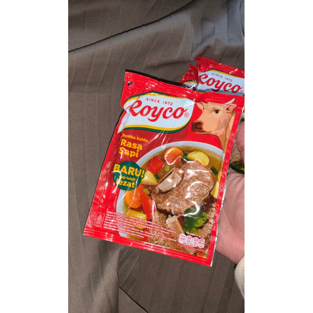 

Royco Sapi 94gr/Royco sapi kemasan tanggung/sedang