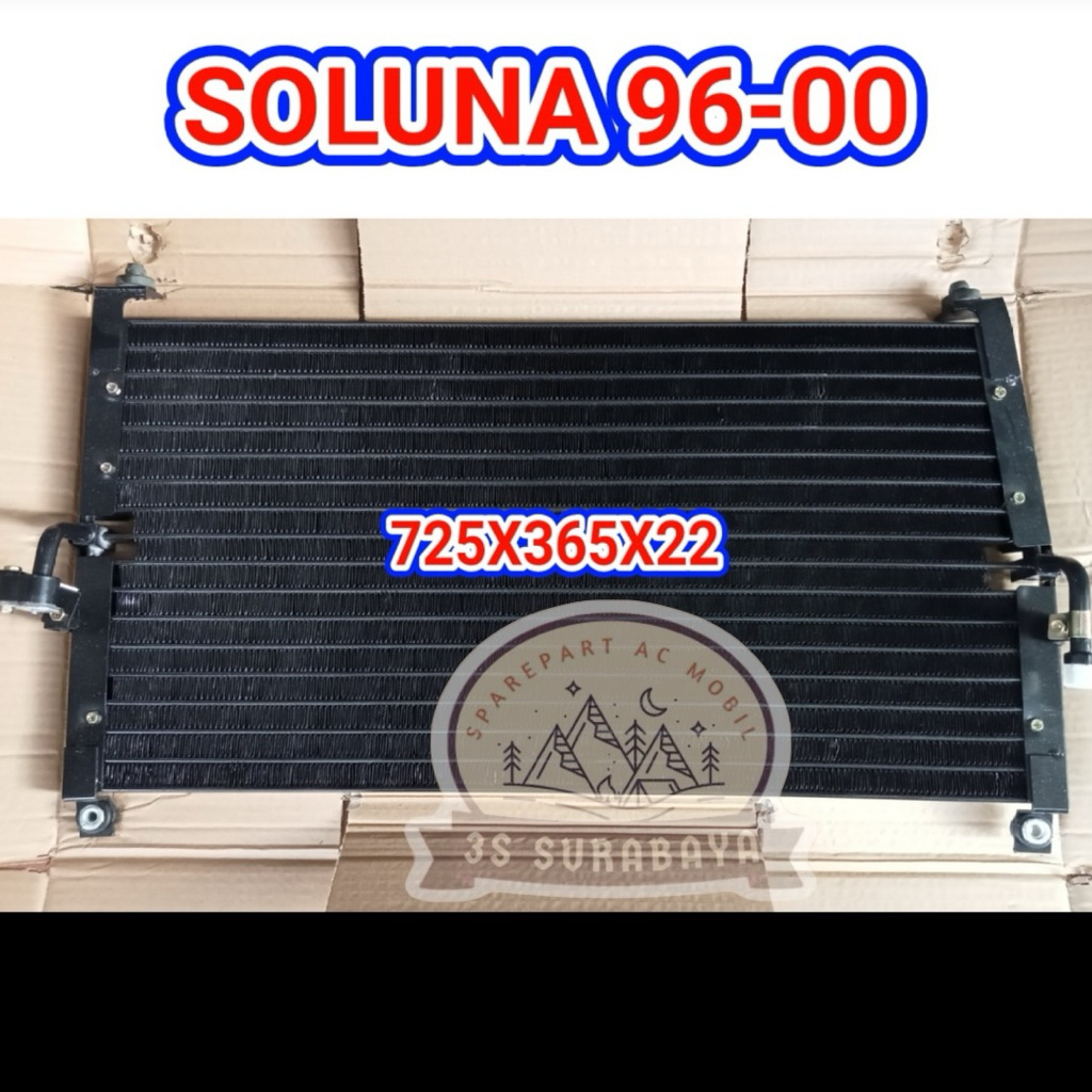 Kondensor Soluna 1996-2000 Toyota Ac mobil Condensor (Baru/New)
