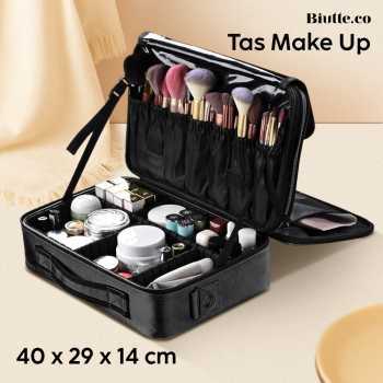Tas Kosmetik Make Up Travel Organizer Bag Wanita 40x29x14cm - F150 - Black