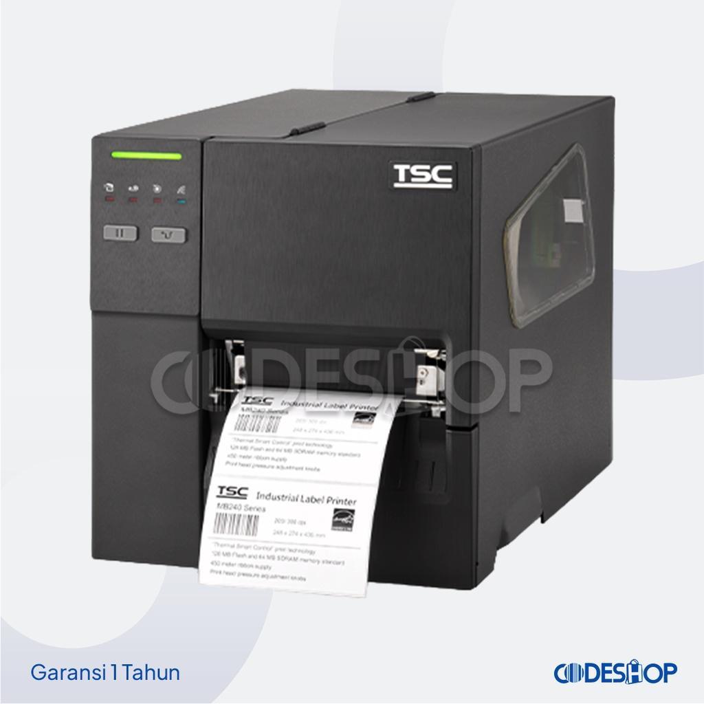 Printer Label Industrial TSC MB241T Cetak Barcode Thermal Semicoated Yupo 2 in 1 MB241