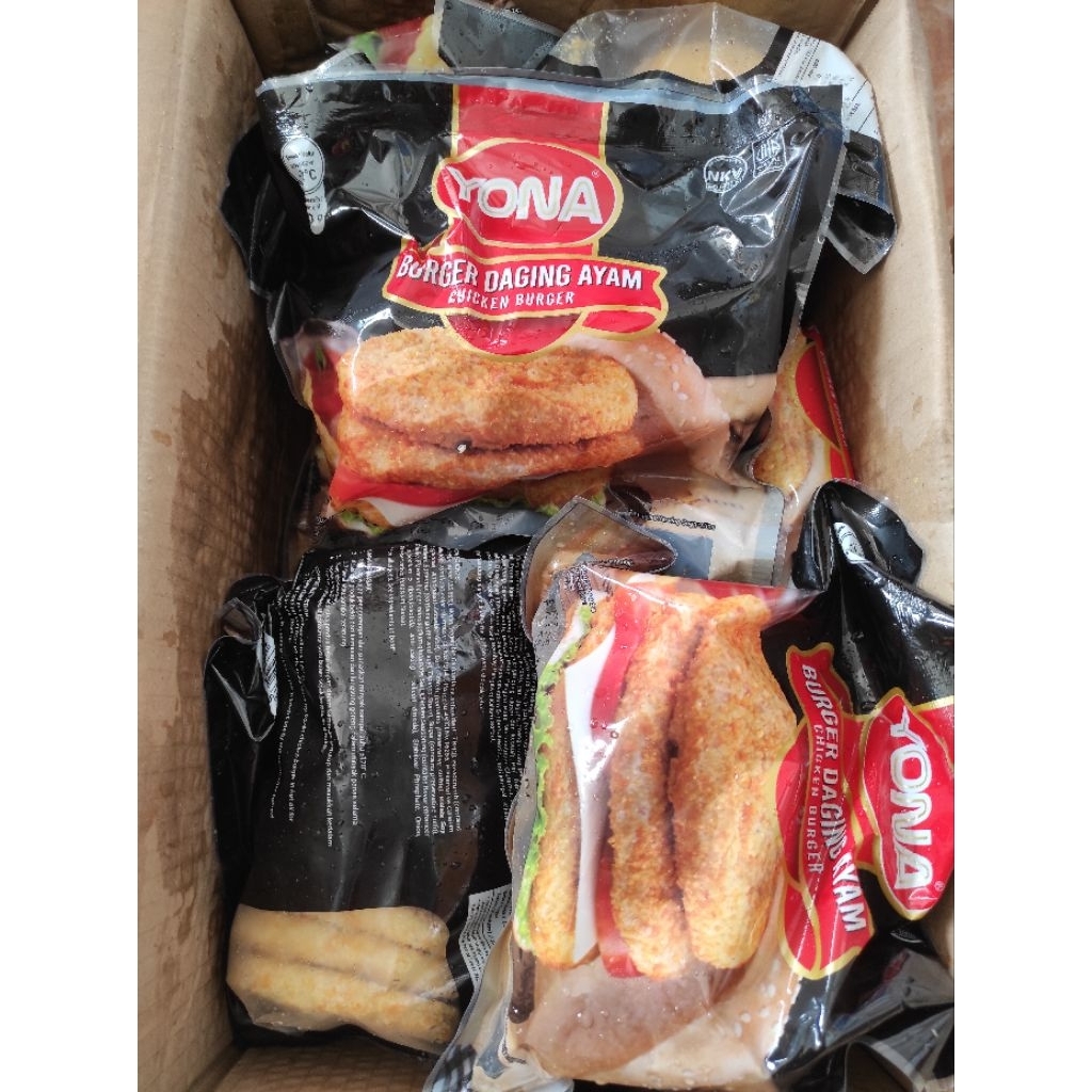 

Yona Chicken Burger 600gr