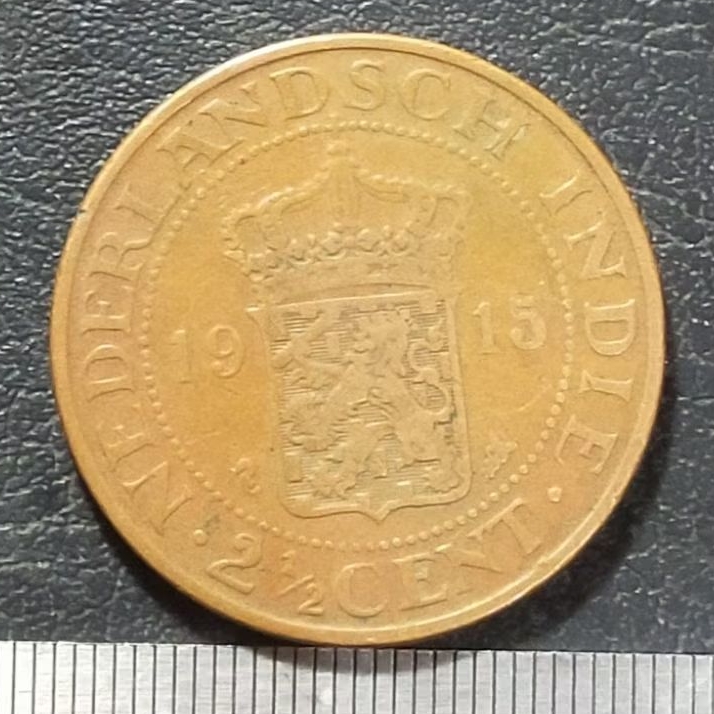 #101-BB. UANG KUNO / KOIN KUNO / BENGGOL 2.5 CENT TAHUN 1915