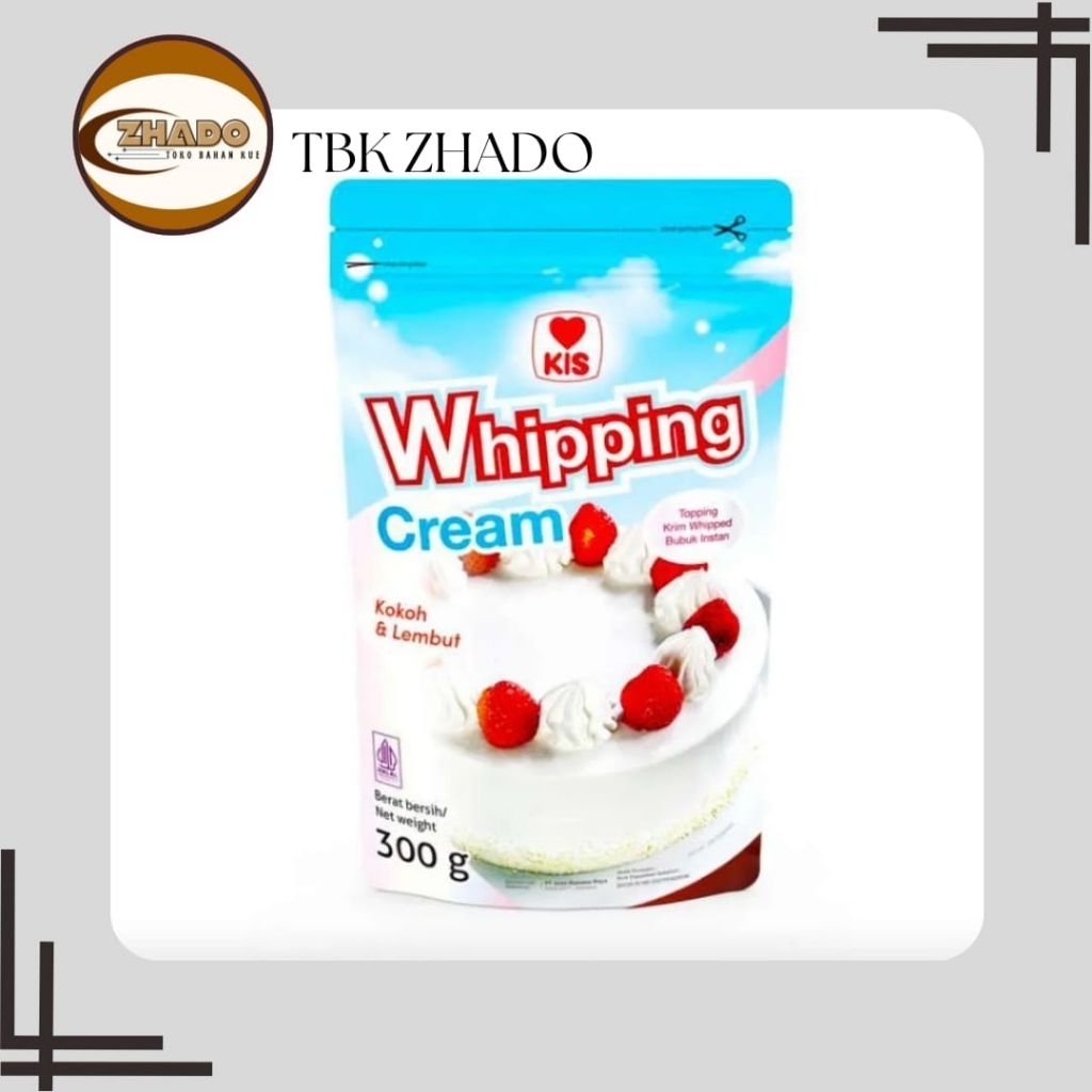 

Whipping cream kis 300g topping krim whipped bubuk instan
