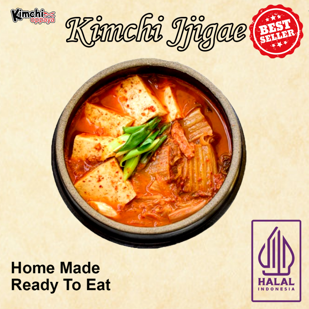 

Kimchi Jjigae Set Complete (Soup Kimchi ) Sudah Siap Makan Instant Delivery