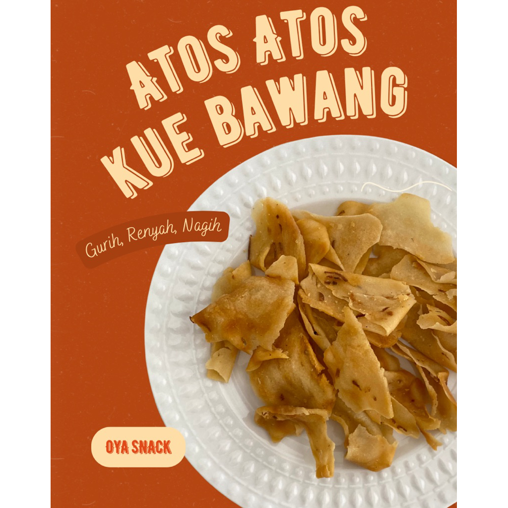 

Atos Atos (Kue Bawang) - 250 Gr & 500 Gr