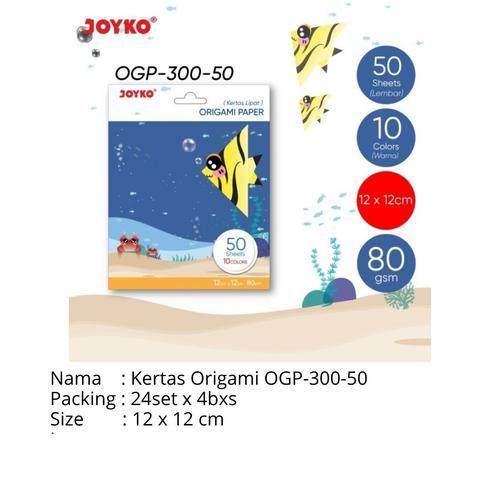 

Origami Paper Kertas Lipat Seni Joyko OGP-300 12 x 12 cm