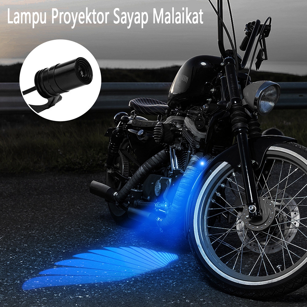 2PCS Motor Angel Wings LED Lampu Motor Variasi  Lampu Variasi Motor  Lampu Lariasi Motor  Lampu Temb