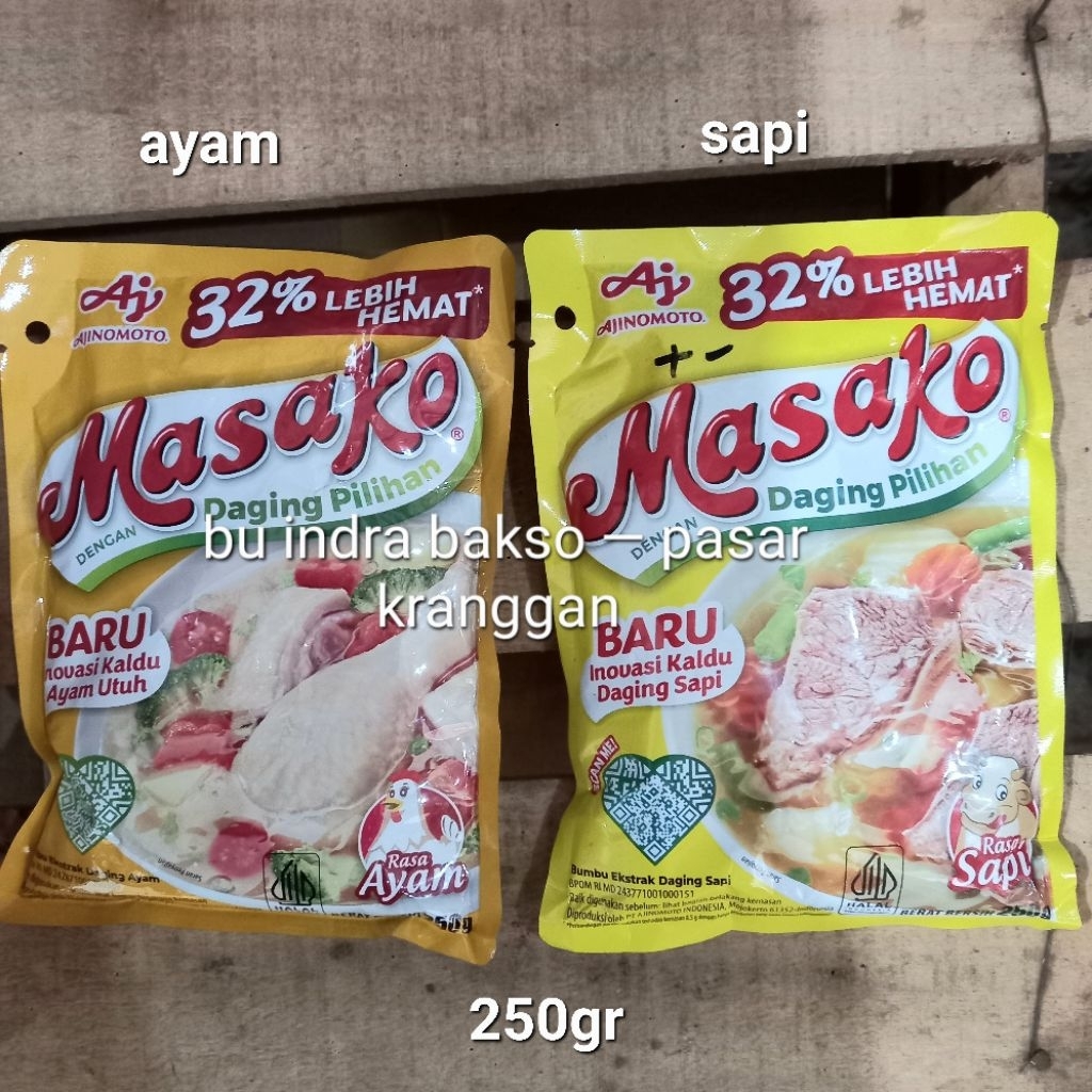 

masako kaldu ayam sapi 250 gr ajinomoto
