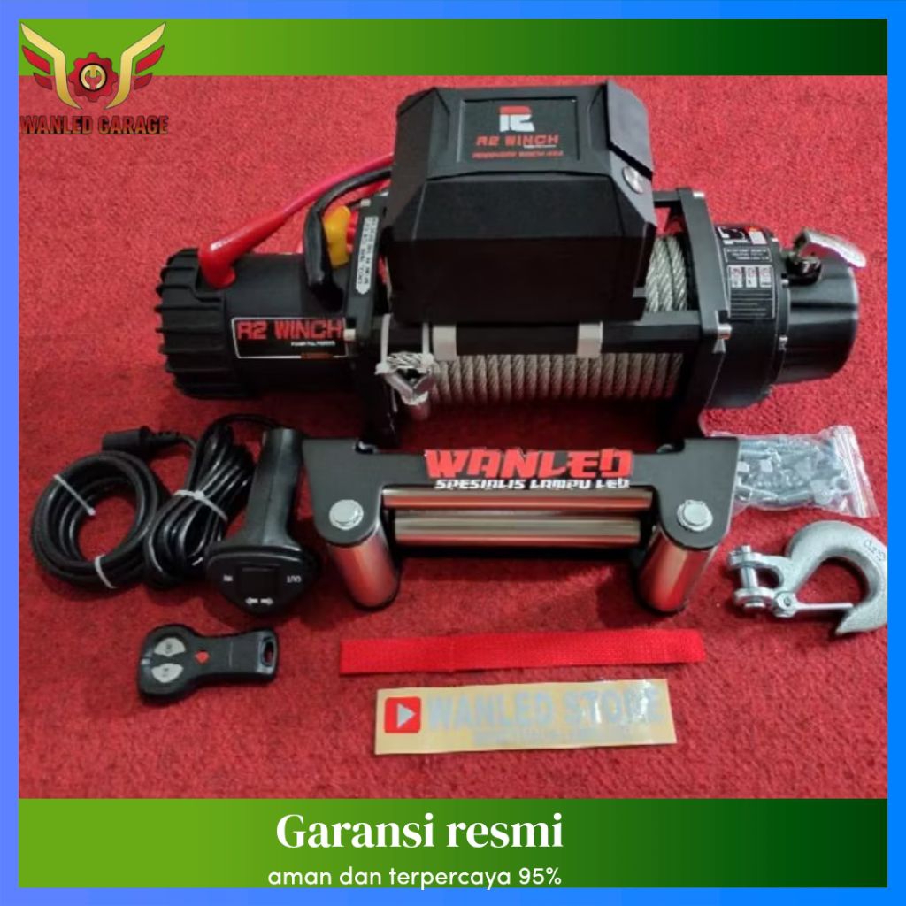 Winch R2 13.000 LBS TALI SELING BAJA