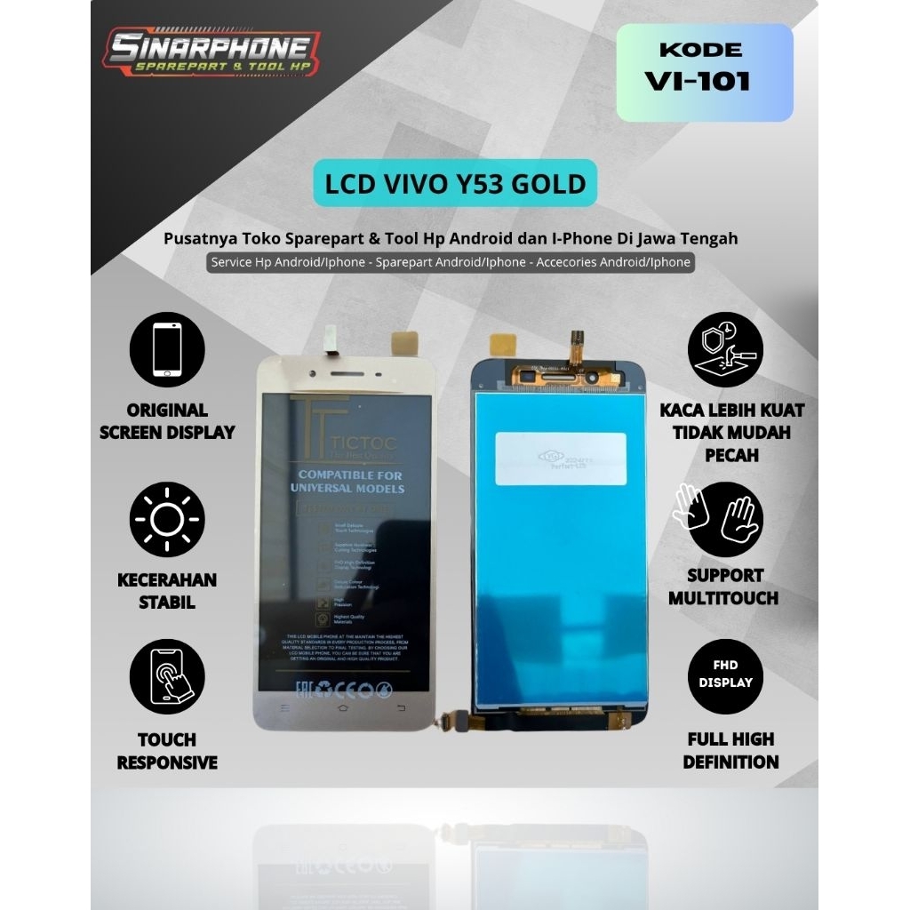 LCD VIVO Y53 KUALITAS ORIGINAL