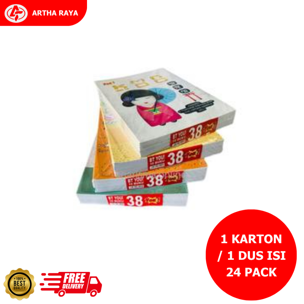 

BUKU TULIS YOU 38 LEMBAR 1 DUS ISI 32 PACK
