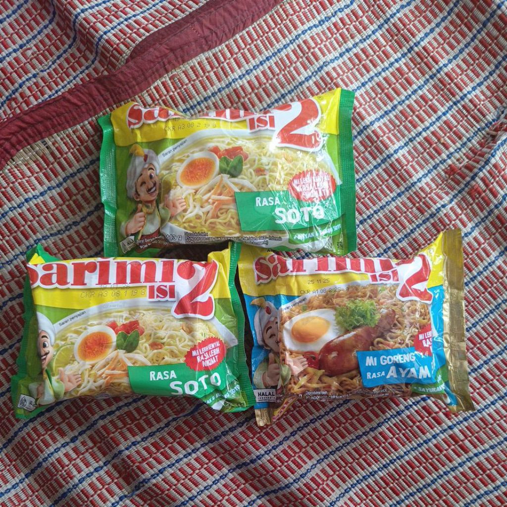 

mie sarimi isi 2 (6pcs) varian soto/goreng top mie instan