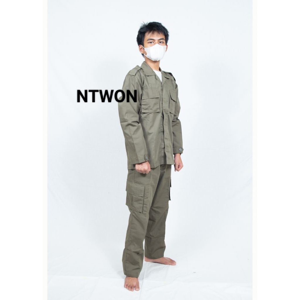 PDL HIJAU BRIMOB BAHAN RIPSTOK SIZE L