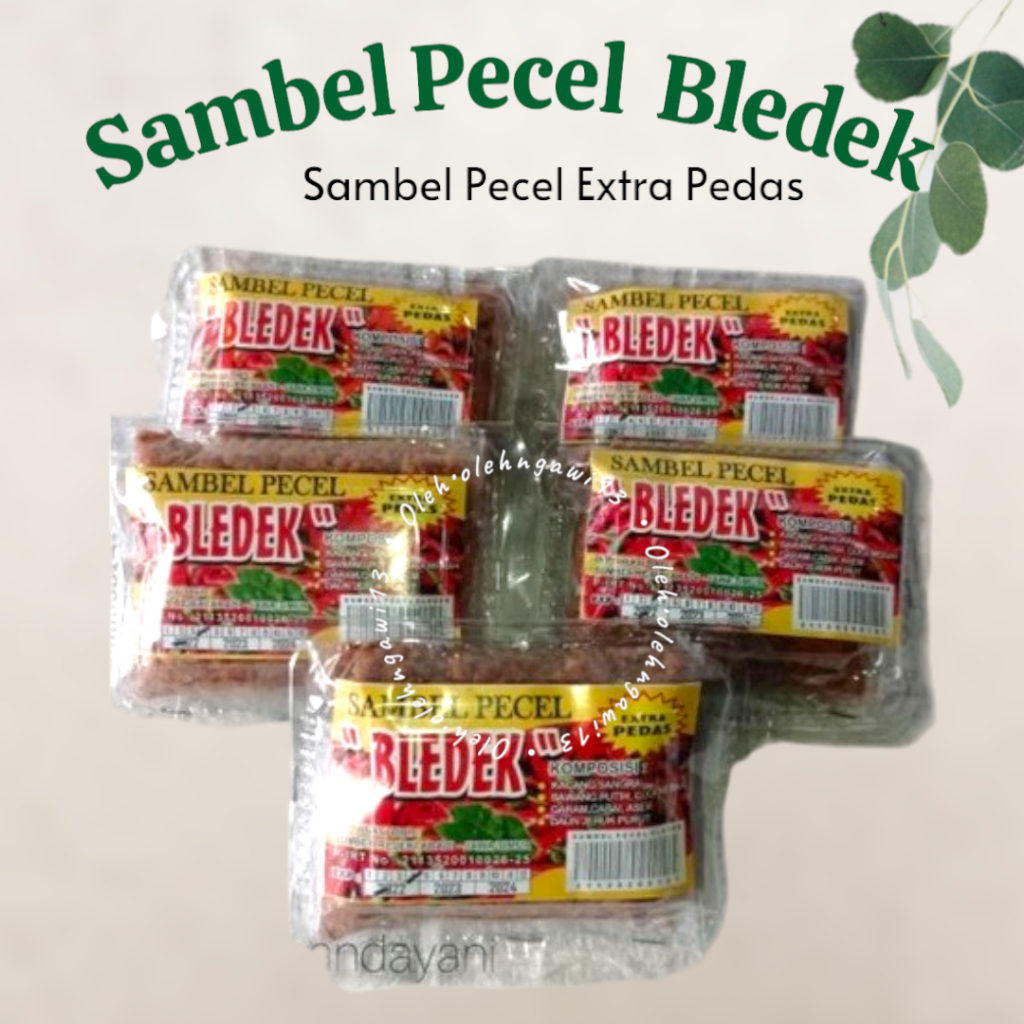 

Sambel pecel Bledek, sambel khas Ngawi,sambelkacang