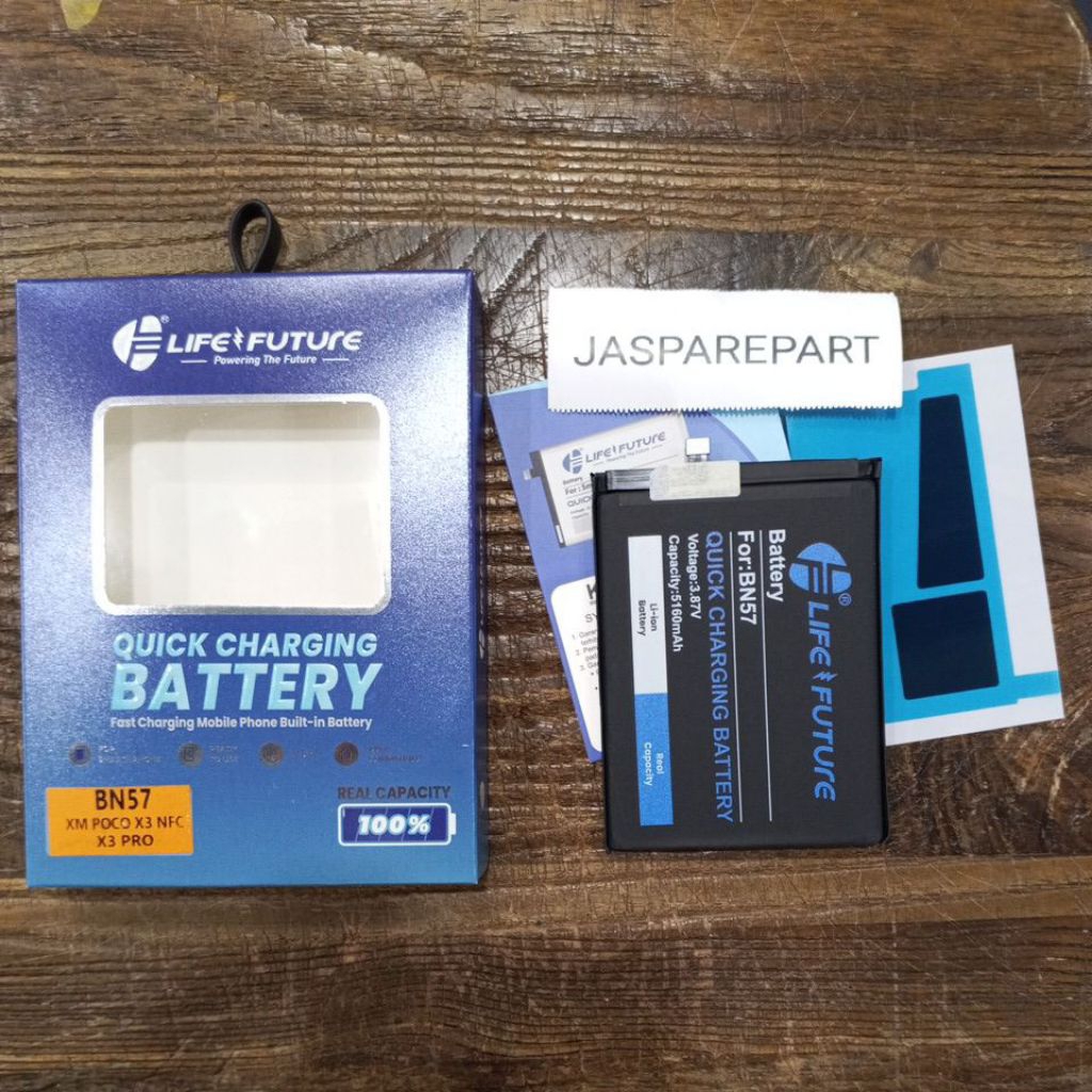 BATRE DOUBLE POWER LF POCO X3 NFC / X3 PRO BN57