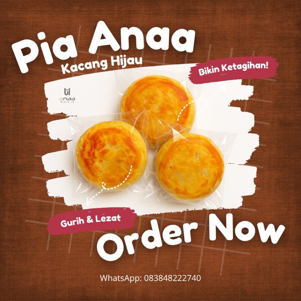 

Pia Kacang Hijau Homemade – Tanpa Pengawet | Kue Pia Isi Kacang Hijau Buatan Rumahan, Tahan 1 Minggu