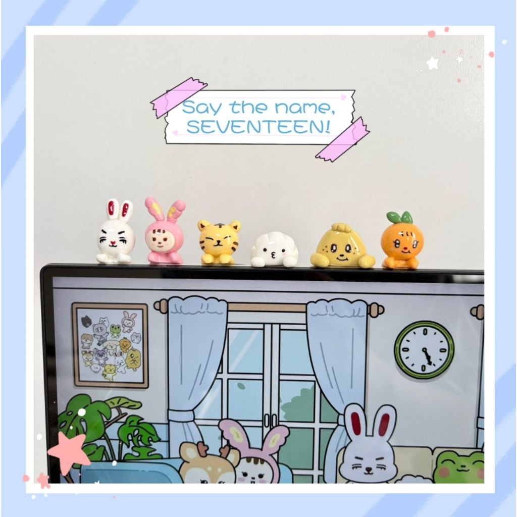 Hippers | Seventeen - Hippers Kpop Seventeen Miniteen Clay Figure Aksesoris Hp (HP01)