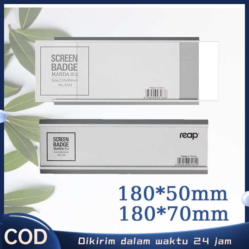 

Papan Nama Sliding Self Adhesive Tempat Papan Nama