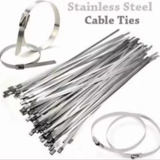 

Cable Ties Stainless ukuran 4,6x200 / Kabel Ties Stainless 4,6x200 (100 Pcs)