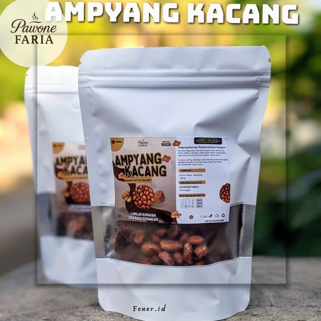 

Camilan Legend Oleh-Oleh Khas Jawa Ampyang Kacang Peanut Brittle Delight