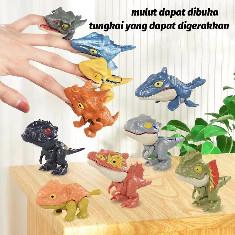 Dinosaurus Dino mini T Rex mainan anak lucu kado murah bisa gigit toko cica murah