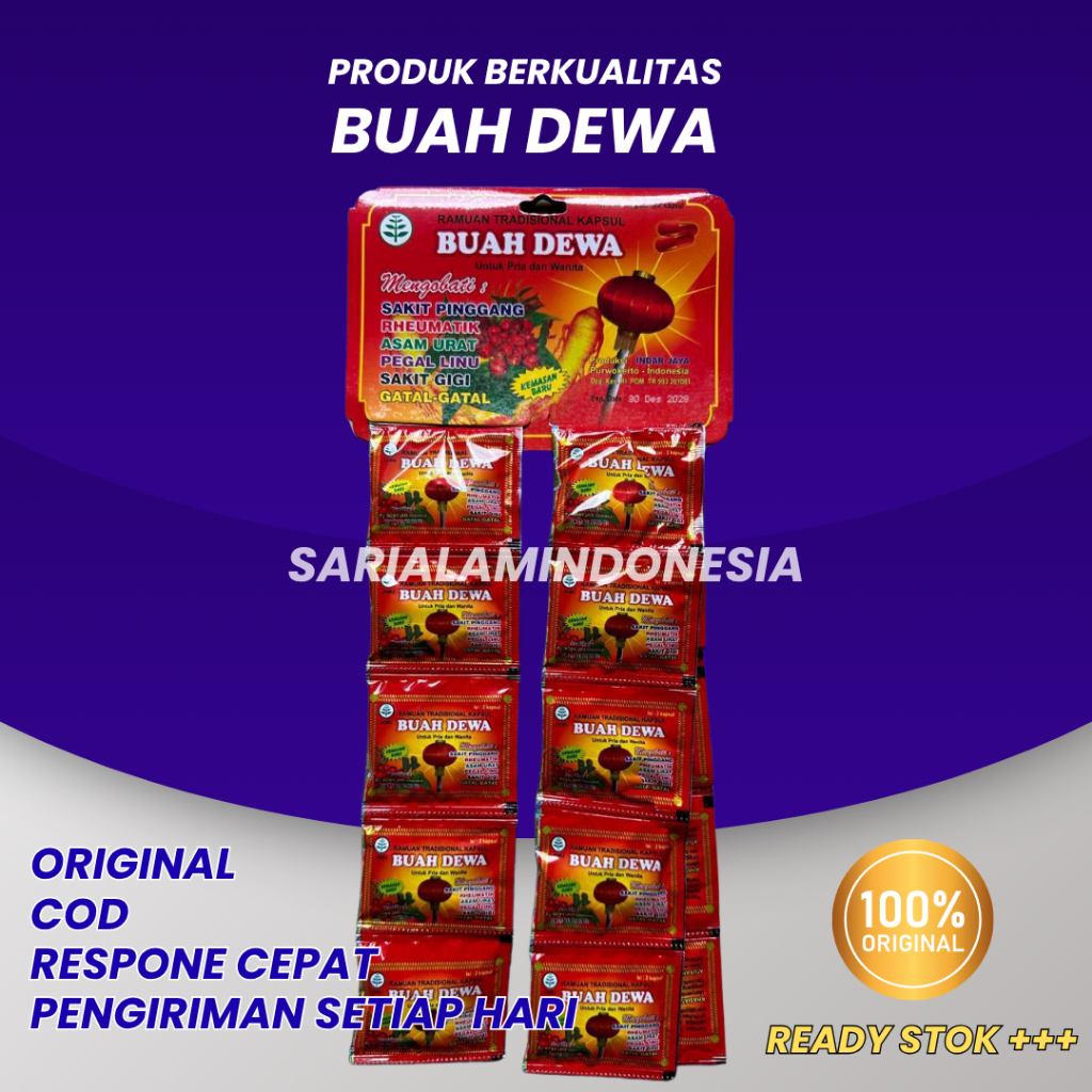 

buah dewa original kapsul asam urat 1 renceng