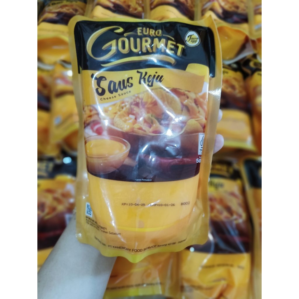 

cheese sauce euro gourmet 500 gr / saus keju
