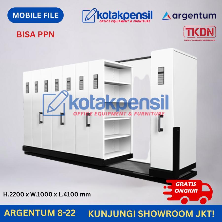 

Mobile File System Manual Argentum ALBA MF – 8 – 22 (40 cpts) Roll O Pack|Lemari Arsip Geser