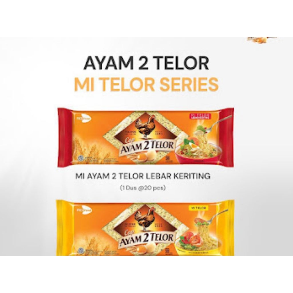 

Mi Cap Ayam 2 Telor - Lebar Keriting - 1 karton - 20 Pcs - 200gr