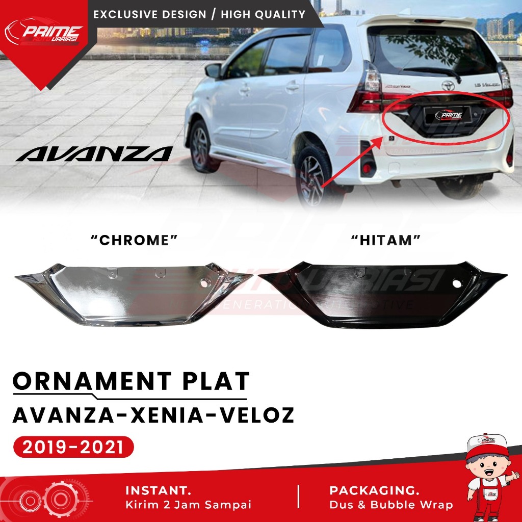Ornamen Ornament Plat Ornamen Ornament All New Avanza Xenia Veloz License Ornament New Avanza Xenia 