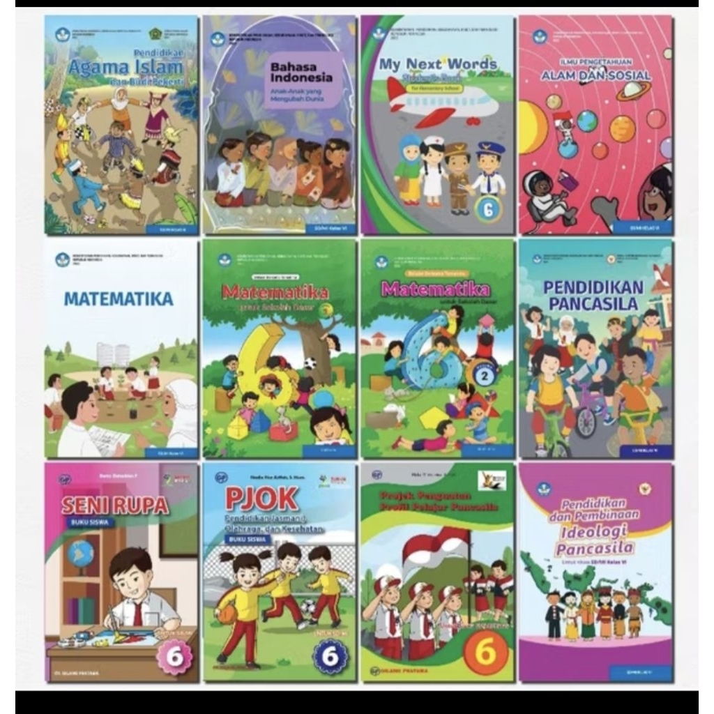 Buku paket SD kelas 6 kurikulum merdeka