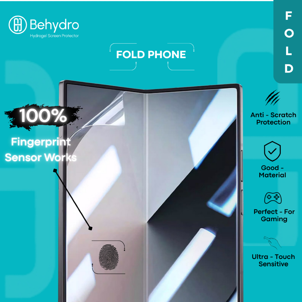 BEHYDRO - Antigores Hydrogel Samsung Z Fold Series | Z FOLD | Z FOLD 2 | Z FOLD 3 | Z FOLD 4 | Z FOL