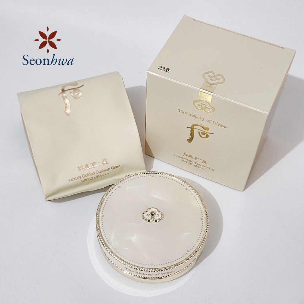 The History of Whoo Gongjinghyang Mi Luxury Golden Cushion Glow SPF50+/PA+++